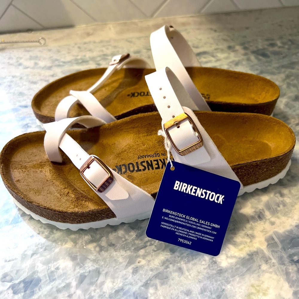 NWT Birkenstock Mayari white sz 39
